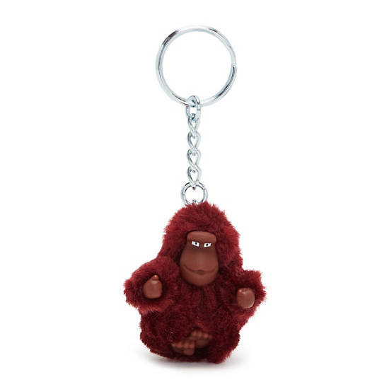 Kipling Sven Extra Small Monkey Keychain Accessories Poppy Geo | AU 1987DF